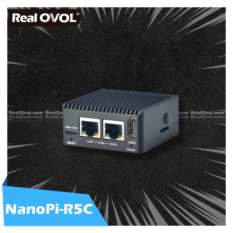 RealQvol  R5C Ĩ RK3568B2 A55  2.5G ̴ Ʈ, M.2   , , Openwrt, , , HDMI2.0